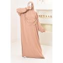 Seymâa ZIP integrated hijab prayer dress