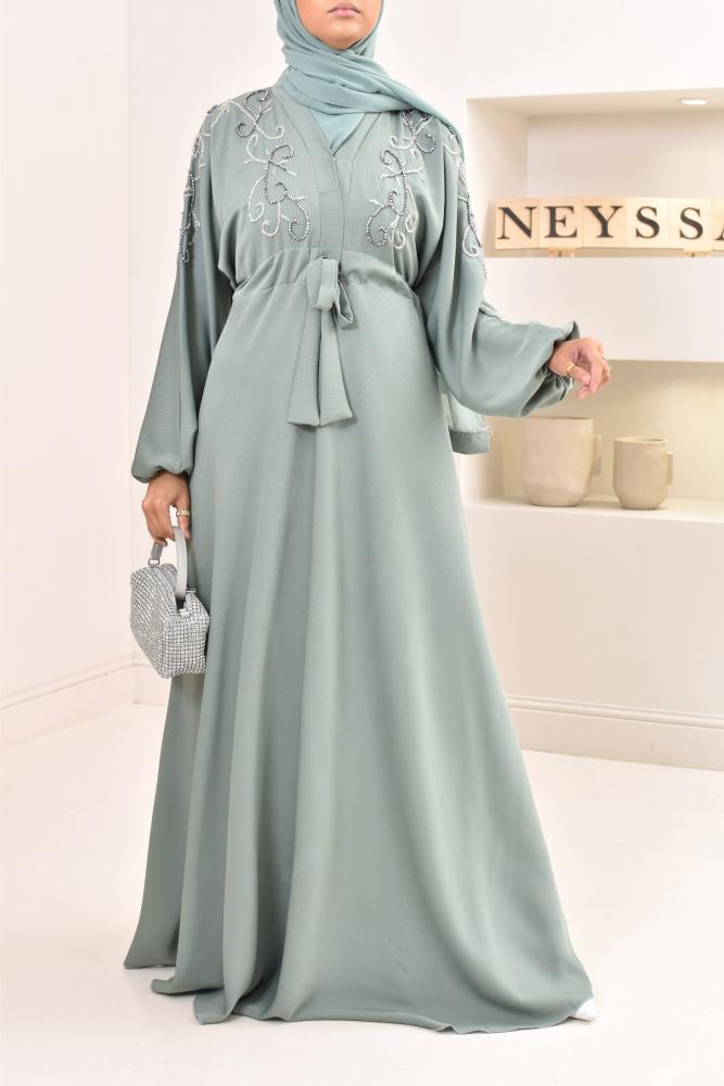 Abaya dubaï évasée Neyssa shop