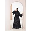 Abaya Dubaï évasée noir Neyssa shop