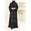 Abaya Dubai ausgestellt schwarz Neyssa Shop