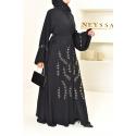 Abaya Dubai Nawane noir