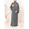 Abaya Dubaï kimono vert Neyssa Shop