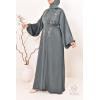 Abaya Dubaï kimono vert Neyssa Shop