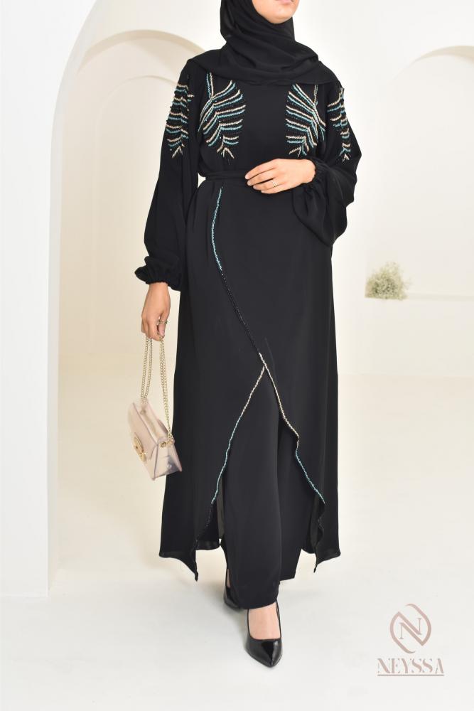 Abaya Dubai YARA Black