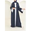 Abaya Dubaï JAWAARA Bleu Nuit Neyssa Shop