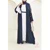 Abaya Dubaï JAWAARA Bleu Nuit Neyssa Shop