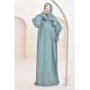 Linen-effect integrated hijab prayer dress Neyssa shop
