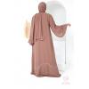 Abaya Dubai Glossy Brown 