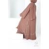 Abaya Dubai Glossy Brown 