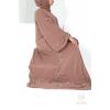 Abaya Dubai Glossy Brown 