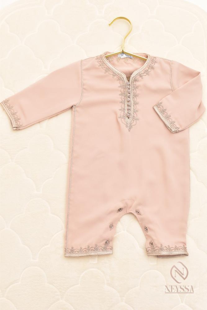 Strampler Baby Kaftan Nude