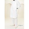 2-piece long-sleeved Qamis SELIM white