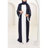 Abaya Dubai kimono Nachtblau Neyssa