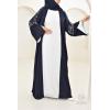 Abaya Dubaï kimono Bleu Nuit Neyssa