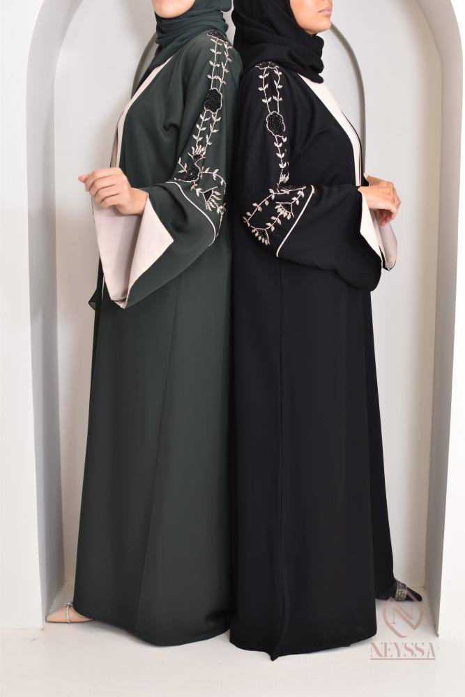 Abaya Dubaï kimono Black