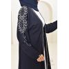 Abaya kimono Dubai Saphyra blue