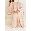 Abaya Mutter oder Tochter Beige