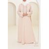 Abaya Mutter oder Tochter Beige