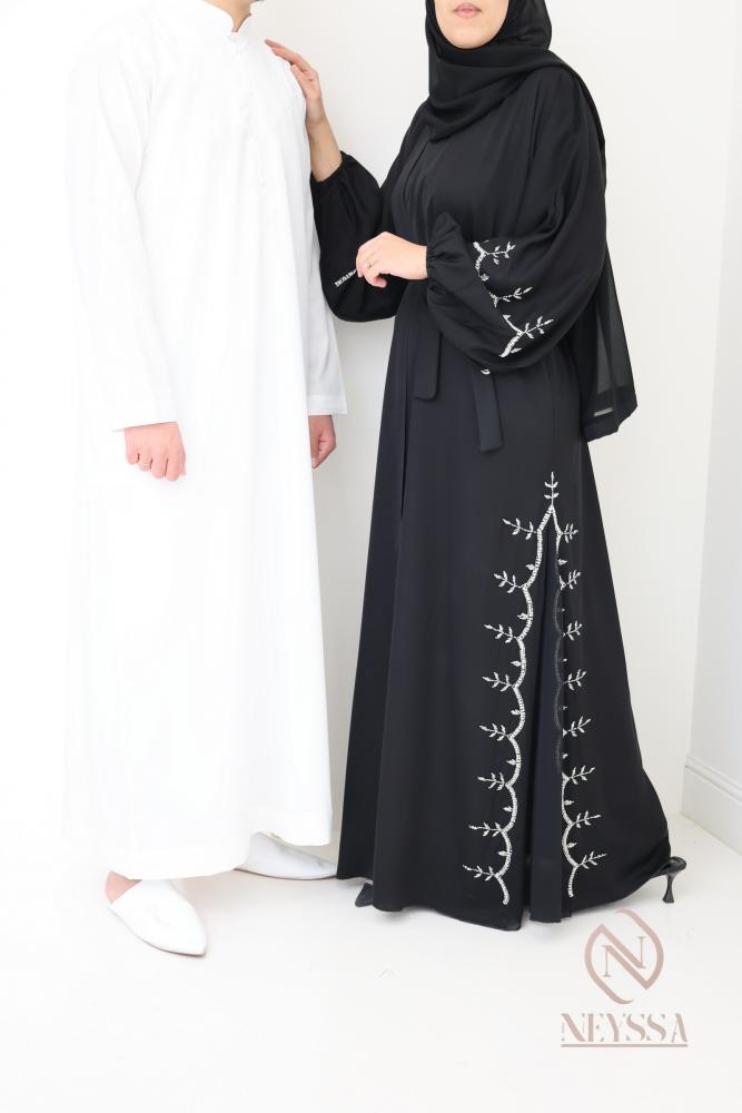 Abaya Dubai HASIBA Nachtblau