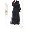 Abaya Dubaï Noire Neyssa