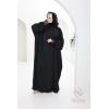Box Abaya integrierter Hijab DENTELLA schwarz