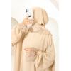 Box abaya hijab intégré DENTELLA Beige