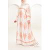 Long satin dress MARBELLA Peach