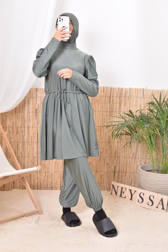 Burkini Frau Khaki Neyssa Shop