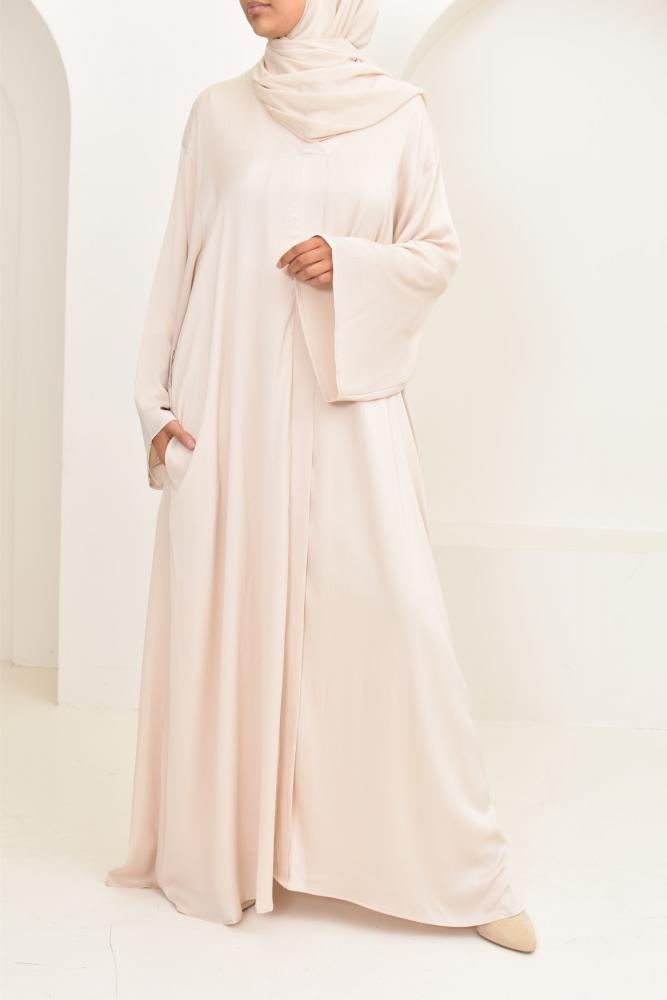 Abaya robe effet satiné Neyssa Shop