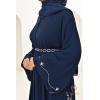 Abaya Dubaï Bleu Nuit