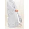 Abaya Dubaï HASSIBA Pearl grey