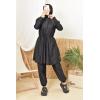 Women's long black burkini