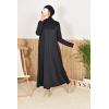 Burkini long hijab slip-on Al Nakheel black