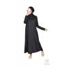 Burkini long hijab slip-on Al Nakheel black